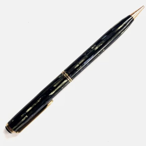 Collectible Vintage Parker Duofold Blue Striped Mechanical Pencil - 1940s?